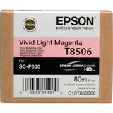 Epson T850600 Vivid Light Magenta UltraChrome HD Ink Cartridge (80 ml) FREE SHIPPING