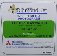 MITSUBISHI 24"x100' Inkjet Photo Luster 255 gsm