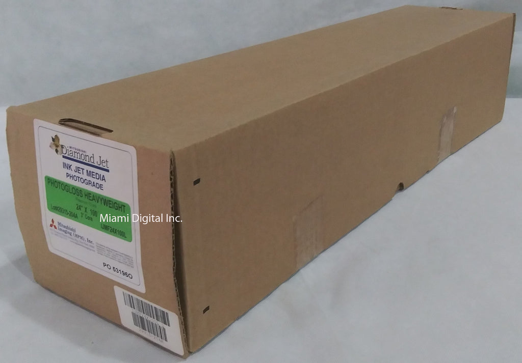MITSUBISHI 24"x 100' Inkjet PhotoGloss Glossy 255 gsm