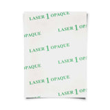 Neenah Laser 1 Opaque 8.5" x 11" 100 Sheets - Laser Heat Transfer Paper For Dark Fabrics For Laser Printers, CLC Machines & Offset Printers