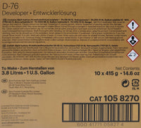 Kodak D-76 Film Developer (To Make 1 gal) D76 1058270 (Minimum/Multiples of 10pcs)