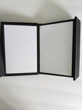 PHOTO ALBUM 4 X 6 LEATHER Adhesive Pages HOLDS 10 photos plus 2 extra sheets inside