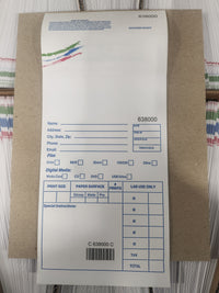 Photo Envelopes Inside 5" x 9" x 1" (1000 per box) Order/Counter Envelope