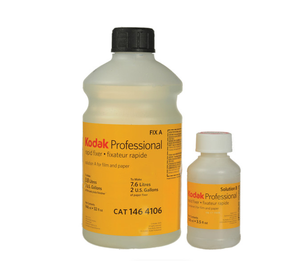 Kodak Rapid Fixer 5160353 Solutions A & B for Black & White Film & Paper - (Makes 1 Gallon for Film/ 2 Gallons for Paper) *SPECIAL ORDER*