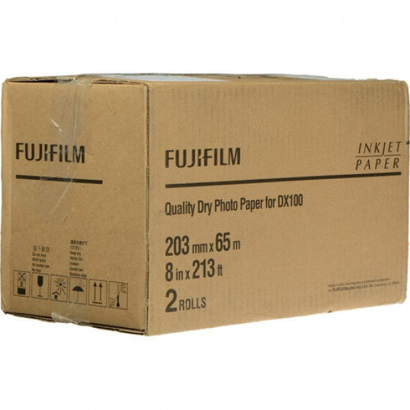 Fuji DryLab Paper for Frontier-S DX100/DX400W  Printer 8x213 Roll Lustre 600022726 (1 ROLL) MINIMUM PURCHASE OF 2 ROLLS