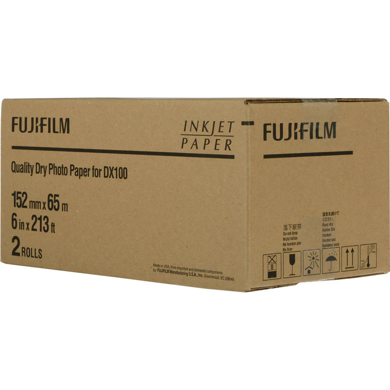 Fuji DryLab Paper for Frontier-S DX100/DX400W Printer 6"x213 Roll Glossy (1 ROLL) MINIMUM PURCHASE OF 2 ROLLS