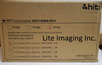Hiti P750L 4x6" Media 2 rolls 2000 Prints