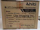Hiti S420 4x6 Media Paper and Ribbon - 12 Pack of 50 (600 Prints)
