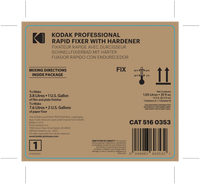 Kodak Rapid Fixer 5160353 Solutions A & B for Black & White Film & Paper - (Makes 1 Gallon for Film/ 2 Gallons for Paper) *SPECIAL ORDER*