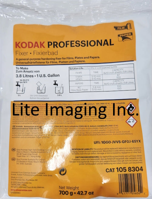 Kodak Fixer Powder (To Make 1 Gallon) 1971746 / 1058304 (Minimum/Multiples of 10pcs)