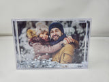 Photo Gift Insertable Photo Snow Picture Frame 4"x6"