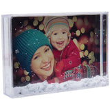Photo Gift Insertable Photo Snow Picture Frame 4"x6"