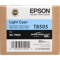 Epson T8505 Light Cyan UltraChrome HD Ink Cartridge (80 ml) FREE SHIPPING